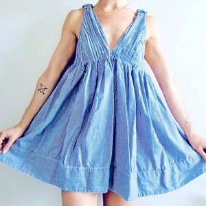 Free People St. Tropez striped mini dress